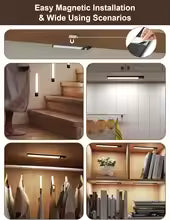 AkariSense™ 人感センサー付き3色調光LEDライト｜USB充電式・3本セット