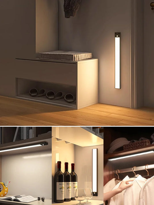 AkariSense™ 人感センサー付き3色調光LEDライト｜USB充電式・3本セット